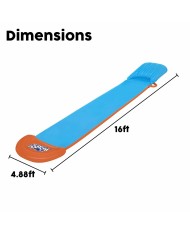 Bestway Pista Scivolante Tsunami Singola 488x82 cm +3 Anni Giardino 52477