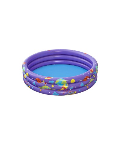 Bestway Piscina Gonfiabile per Bambini 3 Anelli con Palle 102x25 cm +2 Anni Interno e Giardino 52466