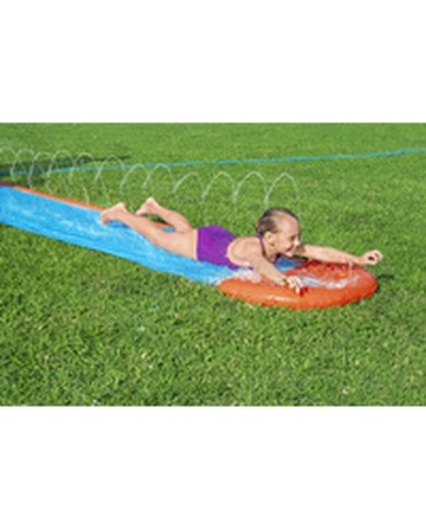 Bestway Pista Scivolante Tsunami Singola 488x82 cm +3 Anni Giardino 52477