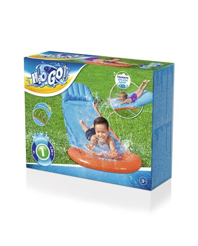 Bestway Pista Scivolante Tsunami Singola 488x82 cm +3 Anni Giardino 52477