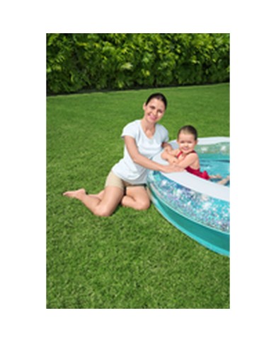 Bestway Piscina Gonfiabile Infantile Luminosa 150x125x43 cm +3 Anni Giardino 52489