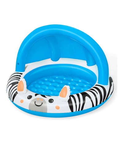 Bestway Piscina Gonfiabile per Bambini Safari 97x66 cm +2 Anni Giardino 52559