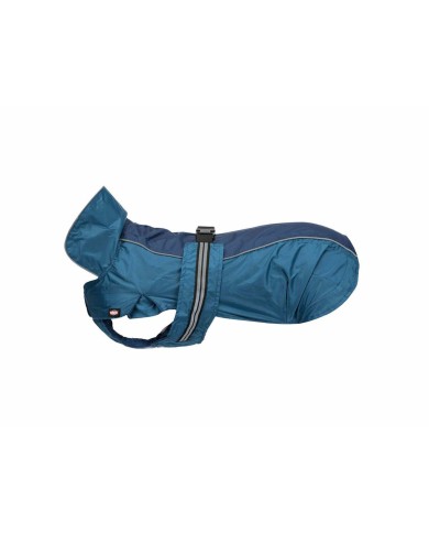 Impermeabile per Cani Trixie Rouen Azzurro S Impermeabile per Cani Trixie Rouen Azzurro S