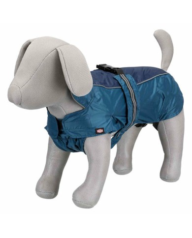 Impermeabile per Cani Trixie Rouen Azzurro S Impermeabile per Cani Trixie Rouen Azzurro S