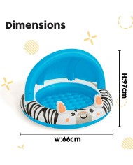 Bestway Piscina Gonfiabile per Bambini Safari 97x66 cm +2 Anni Giardino 52559 Bestway Piscina Gonfiabile per Bambini Safari 97x66 cm +2 Anni Giardino 52559