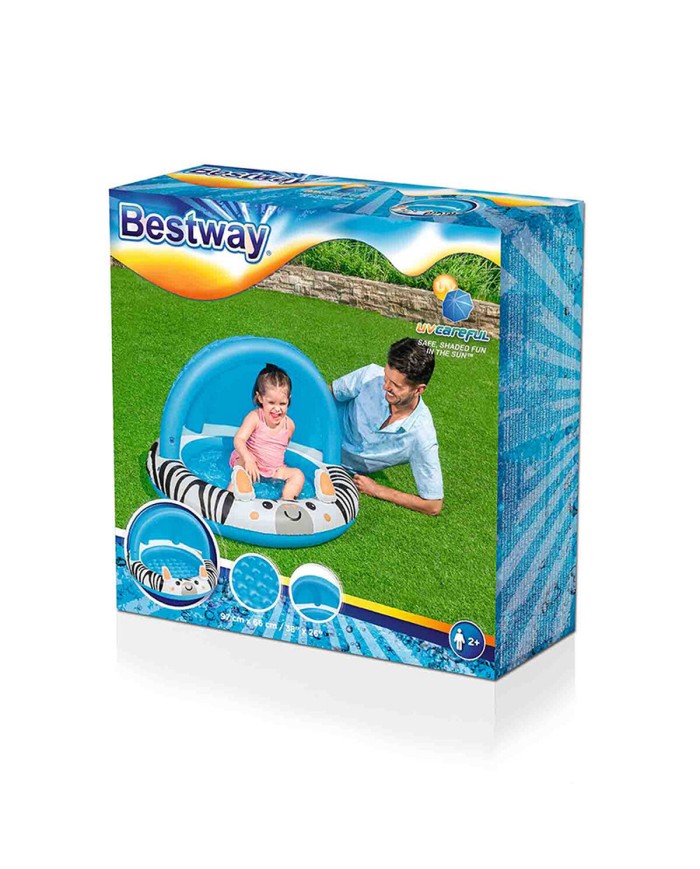 Bestway Piscina Gonfiabile per Bambini Safari 97x66 cm +2 Anni Giardino 52559 Bestway Piscina Gonfiabile per Bambini Safari 97x66 cm +2 Anni Giardino 52559