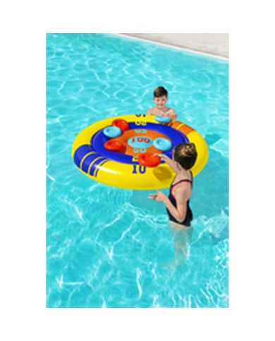 Bestway Gioco Galleggiante Lanciatore Gonfiabile Dischi D140 cm +3 Anni Piscina 52566