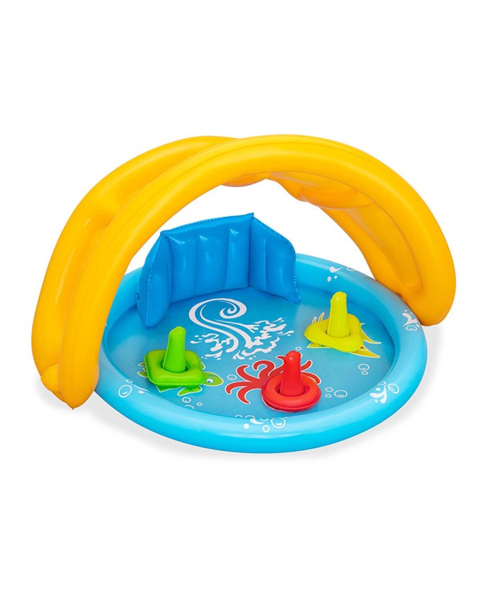 Bestway Piscina Gonfiabile Infantile con Tetto Rimovibile 115x89x76 cm +6 Mesi Giardino 52568 Bestway Piscina Gonfiabile Infantile con Tetto Rimovibile 115x89x76 cm +6 Mesi Giardino 52568