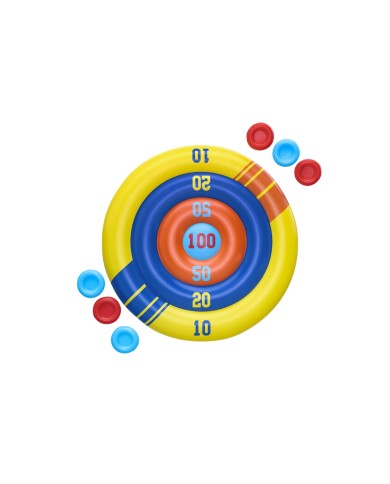 Bestway Gioco Galleggiante Lanciatore Gonfiabile Dischi D140 cm +3 Anni Piscina 52566