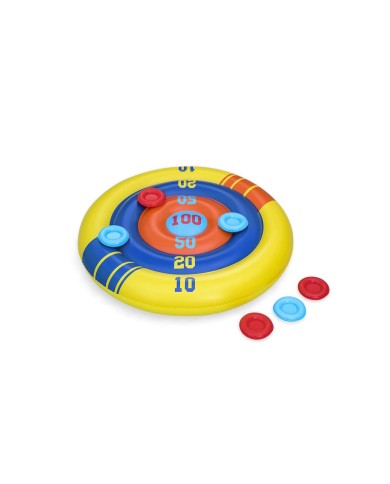 Bestway Gioco Galleggiante Lanciatore Gonfiabile Dischi D140 cm +3 Anni Piscina 52566