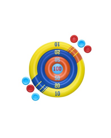 Bestway Gioco Galleggiante Lanciatore Gonfiabile Dischi D140 cm +3 Anni Piscina 52566