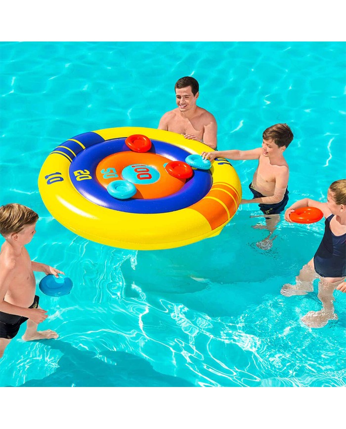 Bestway Gioco Galleggiante Lanciatore Gonfiabile Dischi D140 cm +3 Anni Piscina 52566 Bestway Gioco Galleggiante Lanciatore Gonfiabile Dischi D140 cm +3 Anni Piscina 52566