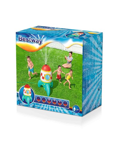 Bestway Aspersore Spaziale Gonfiabile 64x61x102 cm +2 Anni Giardino 52572 Bestway Aspersore Spaziale Gonfiabile 64x61x102 cm +2 Anni Giardino 52572
