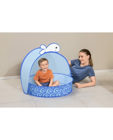 Bestway Piscina Infantile Auto-assemblante Balena 78x68x60 cm +2 Anni Giardino 52577