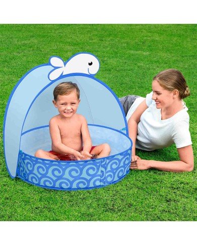 Bestway Piscina Infantile Auto-assemblante Balena 78x68x60 cm +2 Anni Giardino 52577