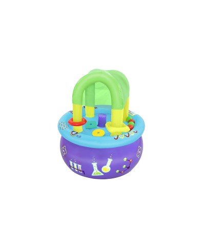 Bestway Tavolo di Apprendimento Giochi Gonfiabile 76x76x88 cm +18 Mesi Interno e Giardino 52573