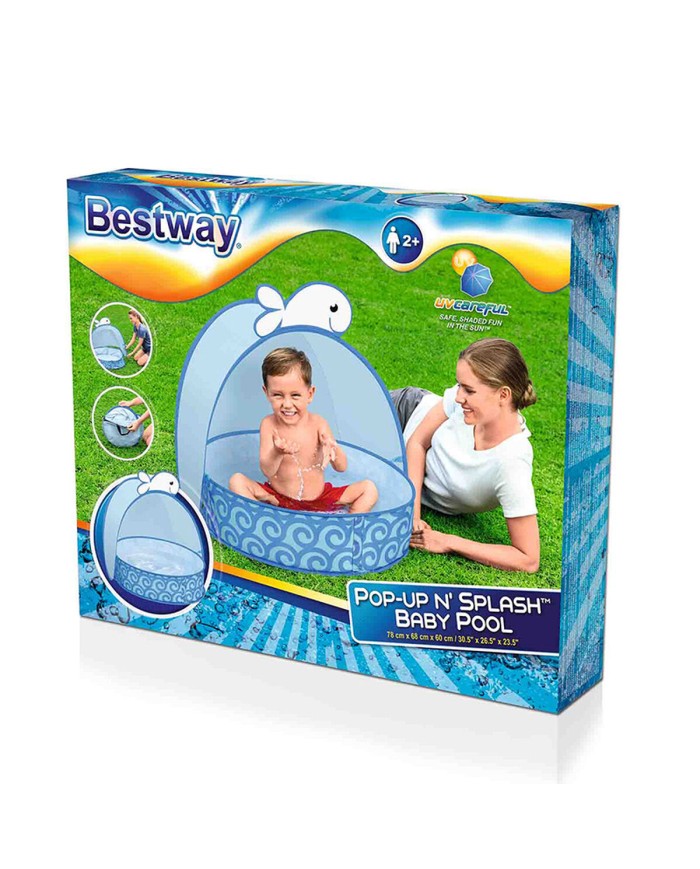 Bestway Piscina Infantile Auto-assemblante Balena 78x68x60 cm +2 Anni Giardino 52577 Bestway Piscina Infantile Auto-assemblante Balena 78x68x60 cm +2 Anni Giardino 52577