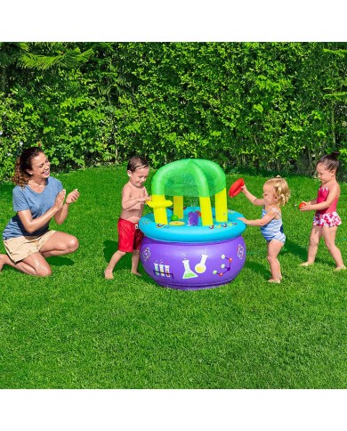 Bestway Tavolo di Apprendimento Giochi Gonfiabile 76x76x88 cm +18 Mesi Interno e Giardino 52573