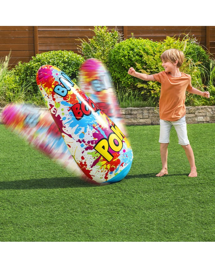 Bestway Pugile Gonfiabile Comic 119 cm +3 Anni Interno e Giardino 52630 Bestway Pugile Gonfiabile Comic 119 cm +3 Anni Interno e Giardino 52630