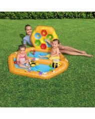 Bestway Piscina Gonfiabile Bambini Api con Palle 127x119x61 cm +12 Mesi Giardino 52639 Bestway Piscina Gonfiabile Bambini Api con Palle 127x119x61 cm +12 Mesi Giardino 52639