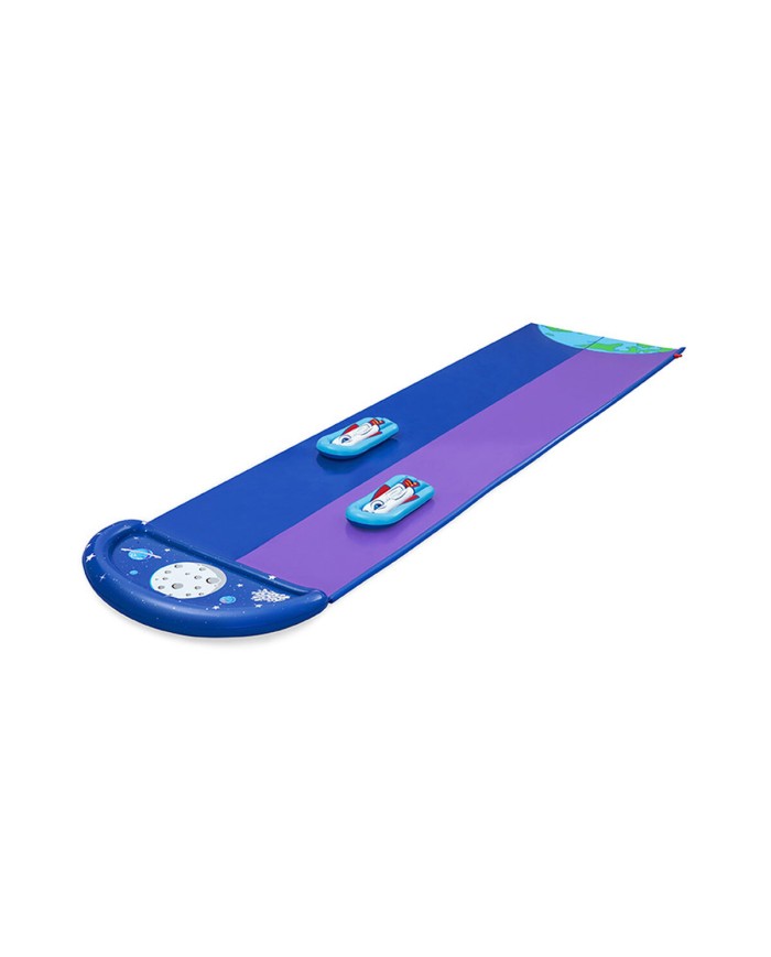 Bestway Pista Scivolante con Rampa di Salto Doppio 488x138 cm +3 Anni Giardino 52364