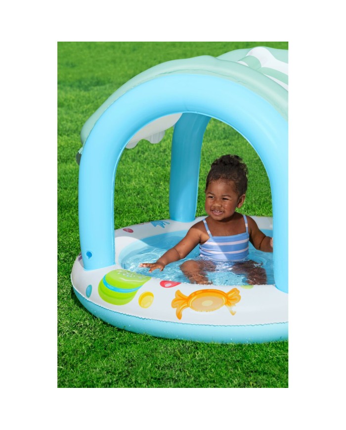 Bestway Piscina Gonfiabile per Bambini con Anello a Forma di Gelateria 104x84 cm +2 Anni Giardino 52638 Bestway Piscina Gonfiabile per Bambini con Anello a Forma di Gelateria 104x84 cm +2 Anni Giardino 52638