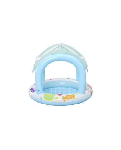 Bestway Piscina Gonfiabile per Bambini con Anello a Forma di Gelateria 104x84 cm +2 Anni Giardino 52638