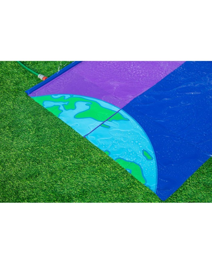 Bestway Pista Scivolante con Rampa di Salto Doppio 488x138 cm +3 Anni Giardino 52364