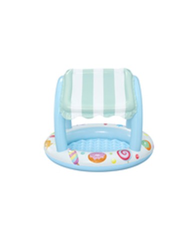 Bestway Piscina Gonfiabile per Bambini con Anello a Forma di Gelateria 104x84 cm +2 Anni Giardino 52638