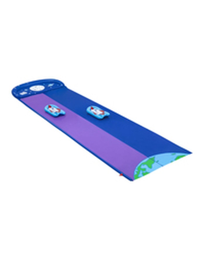 Bestway Pista Scivolante con Rampa di Salto Doppio 488x138 cm +3 Anni Giardino 52364