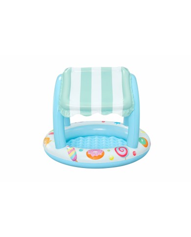 Bestway Piscina Gonfiabile per Bambini con Anello a Forma di Gelateria 104x84 cm +2 Anni Giardino 52638