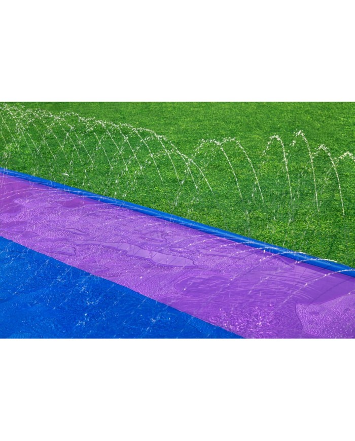 Bestway Pista Scivolante con Rampa di Salto Doppio 488x138 cm +3 Anni Giardino 52364