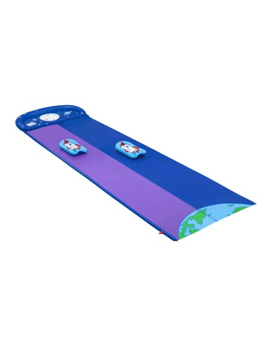 Bestway Pista Scivolante con Rampa di Salto Doppio 488x138 cm +3 Anni Giardino 52364