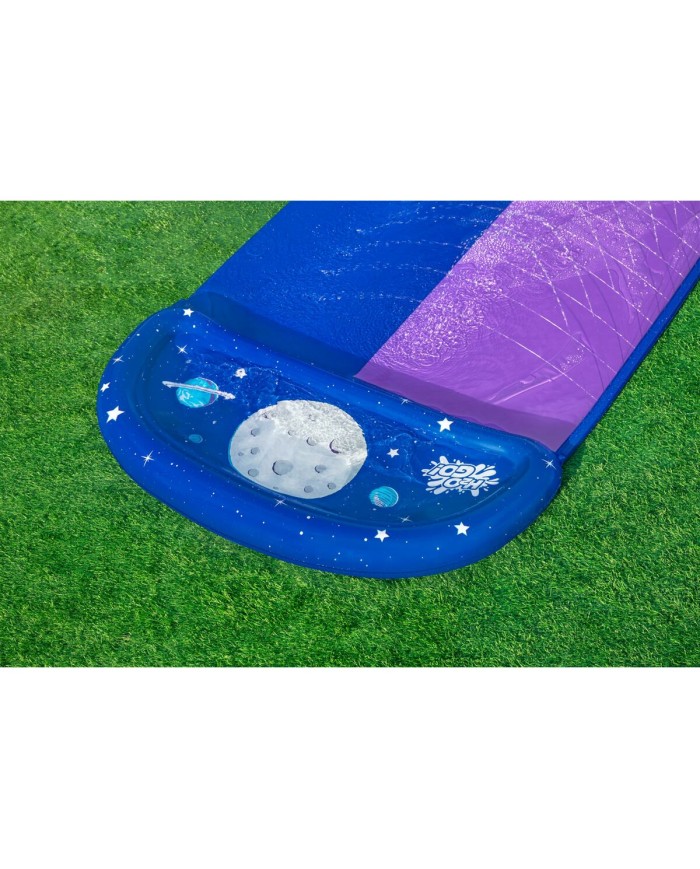Bestway Pista Scivolante con Rampa di Salto Doppio 488x138 cm +3 Anni Giardino 52364