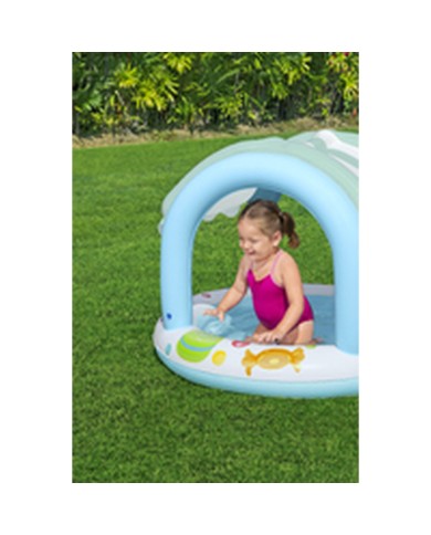 Bestway Piscina Gonfiabile per Bambini con Anello a Forma di Gelateria 104x84 cm +2 Anni Giardino 52638