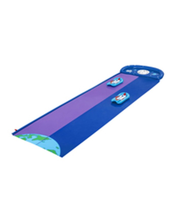 Bestway Pista Scivolante con Rampa di Salto Doppio 488x138 cm +3 Anni Giardino 52364