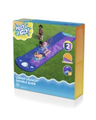 Bestway Pista Scivolante con Rampa di Salto Doppio 488x138 cm +3 Anni Giardino 52364