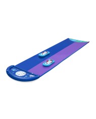 Bestway Pista Scivolante con Rampa di Salto Doppio 488x138 cm +3 Anni Giardino 52364