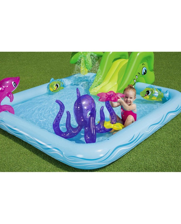 Bestway Piscina Gonfiabile Parco Giochi Acquario 239x206x86 cm +2 Anni Giardino 53052 Bestway Piscina Gonfiabile Parco Giochi Acquario 239x206x86 cm +2 Anni Giardino 53052