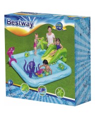 Bestway Piscina Gonfiabile Parco Giochi Acquario 239x206x86 cm +2 Anni Giardino 53052 Bestway Piscina Gonfiabile Parco Giochi Acquario 239x206x86 cm +2 Anni Giardino 53052