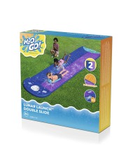 Bestway Pista Scivolante con Rampa di Salto Doppio 488x138 cm +3 Anni Giardino 52364