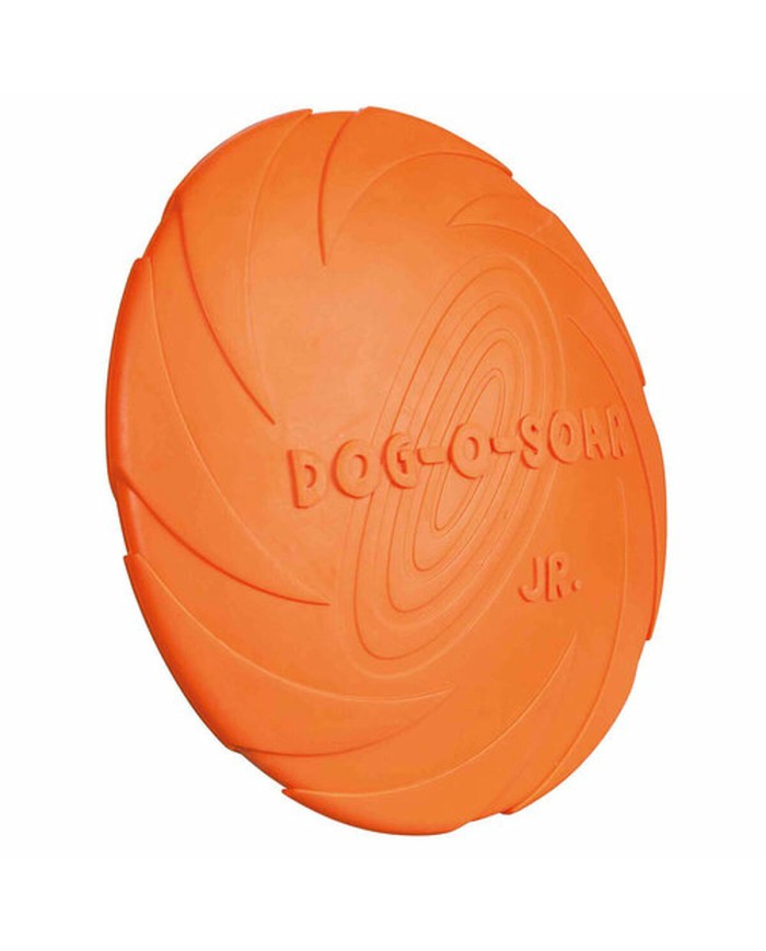 Frisbee Trixie Dog Disc Azzurro Arancio Gomma