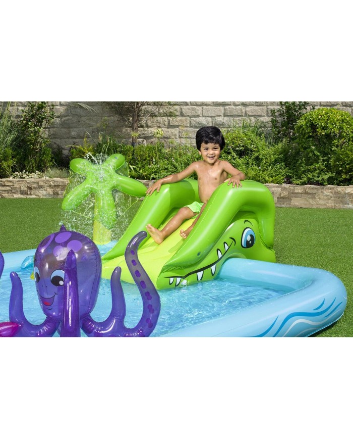 Bestway Piscina Gonfiabile Parco Giochi Acquario 239x206x86 cm +2 Anni Giardino 53052 Bestway Piscina Gonfiabile Parco Giochi Acquario 239x206x86 cm +2 Anni Giardino 53052