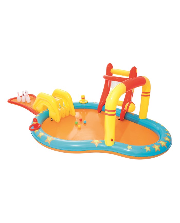 Bestway Piscina Gonfiabile Parco Giochi Bowling 435x213x117 cm +2 Anni Giardino 53068 Bestway Piscina Gonfiabile Parco Giochi Bowling 435x213x117 cm +2 Anni Giardino 53068
