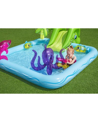 Bestway Piscina Gonfiabile Parco Giochi Acquario 239x206x86 cm +2 Anni Giardino 53052