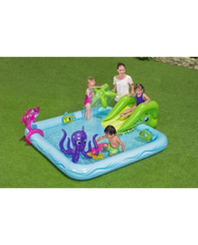 Bestway Piscina Gonfiabile Parco Giochi Acquario 239x206x86 cm +2 Anni Giardino 53052