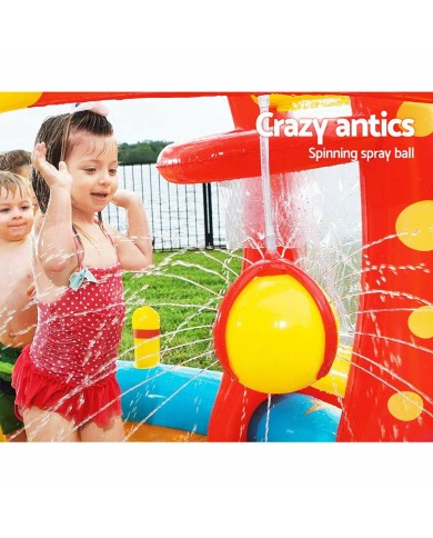 Bestway Piscina Gonfiabile Parco Giochi Bowling 435x213x117 cm +2 Anni Giardino 53068