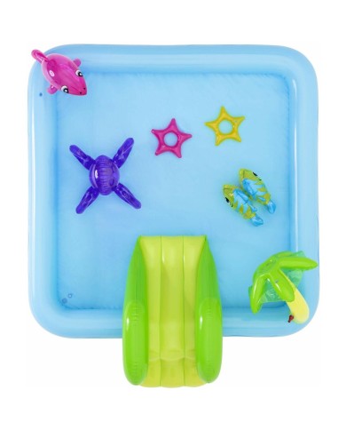Bestway Piscina Gonfiabile Parco Giochi Acquario 239x206x86 cm +2 Anni Giardino 53052