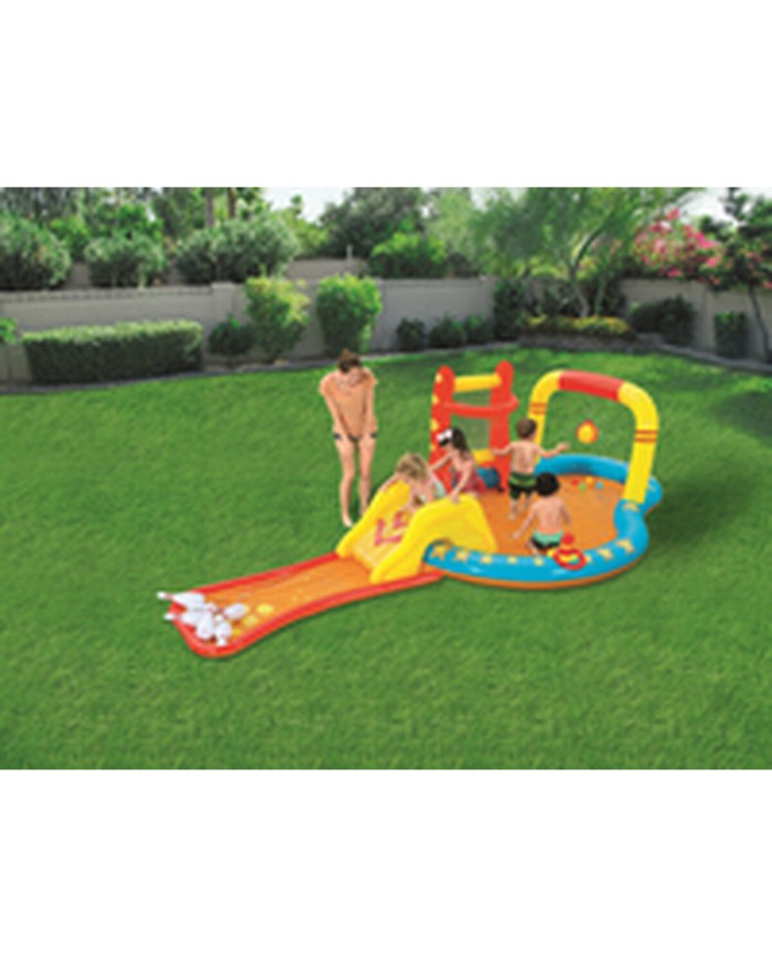 Bestway Piscina Gonfiabile Parco Giochi Bowling 435x213x117 cm +2 Anni Giardino 53068 Bestway Piscina Gonfiabile Parco Giochi Bowling 435x213x117 cm +2 Anni Giardino 53068