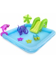 Bestway Piscina Gonfiabile Parco Giochi Acquario 239x206x86 cm +2 Anni Giardino 53052 Bestway Piscina Gonfiabile Parco Giochi Acquario 239x206x86 cm +2 Anni Giardino 53052
